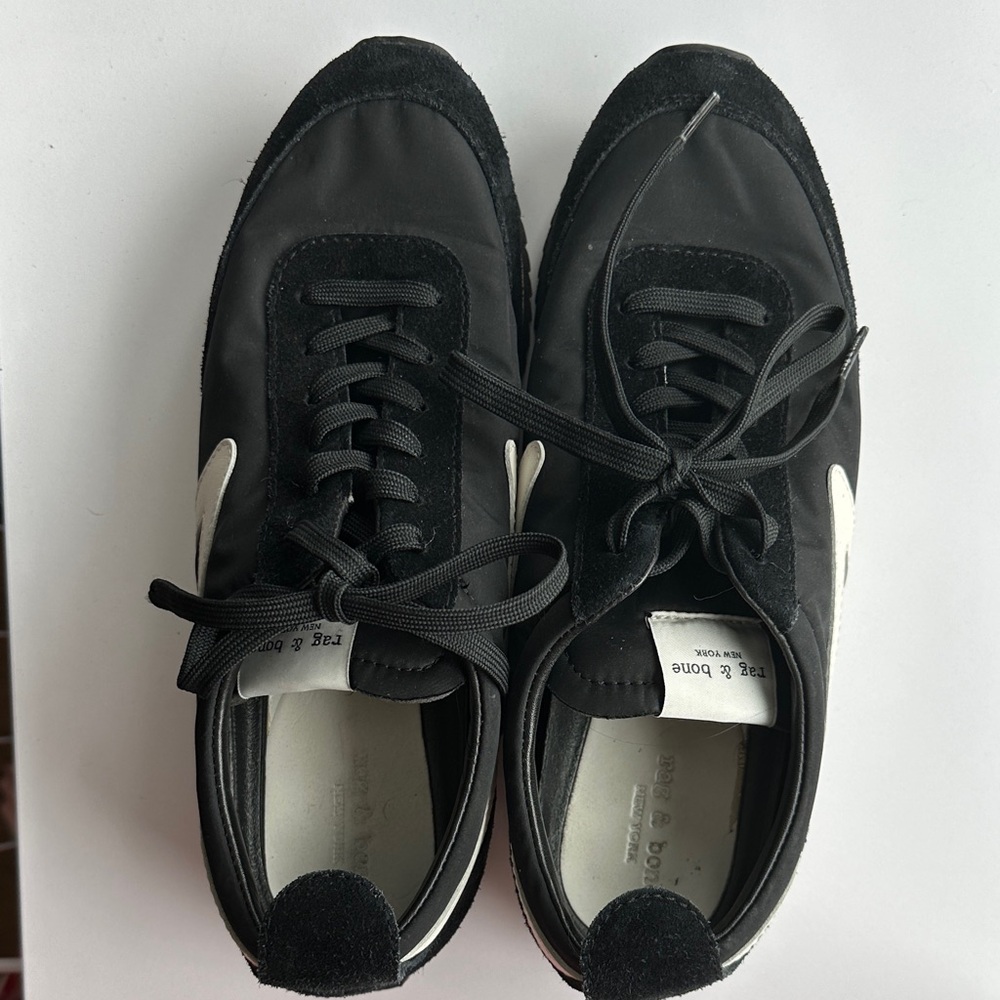 Rag and Bone Black and White Sneakers